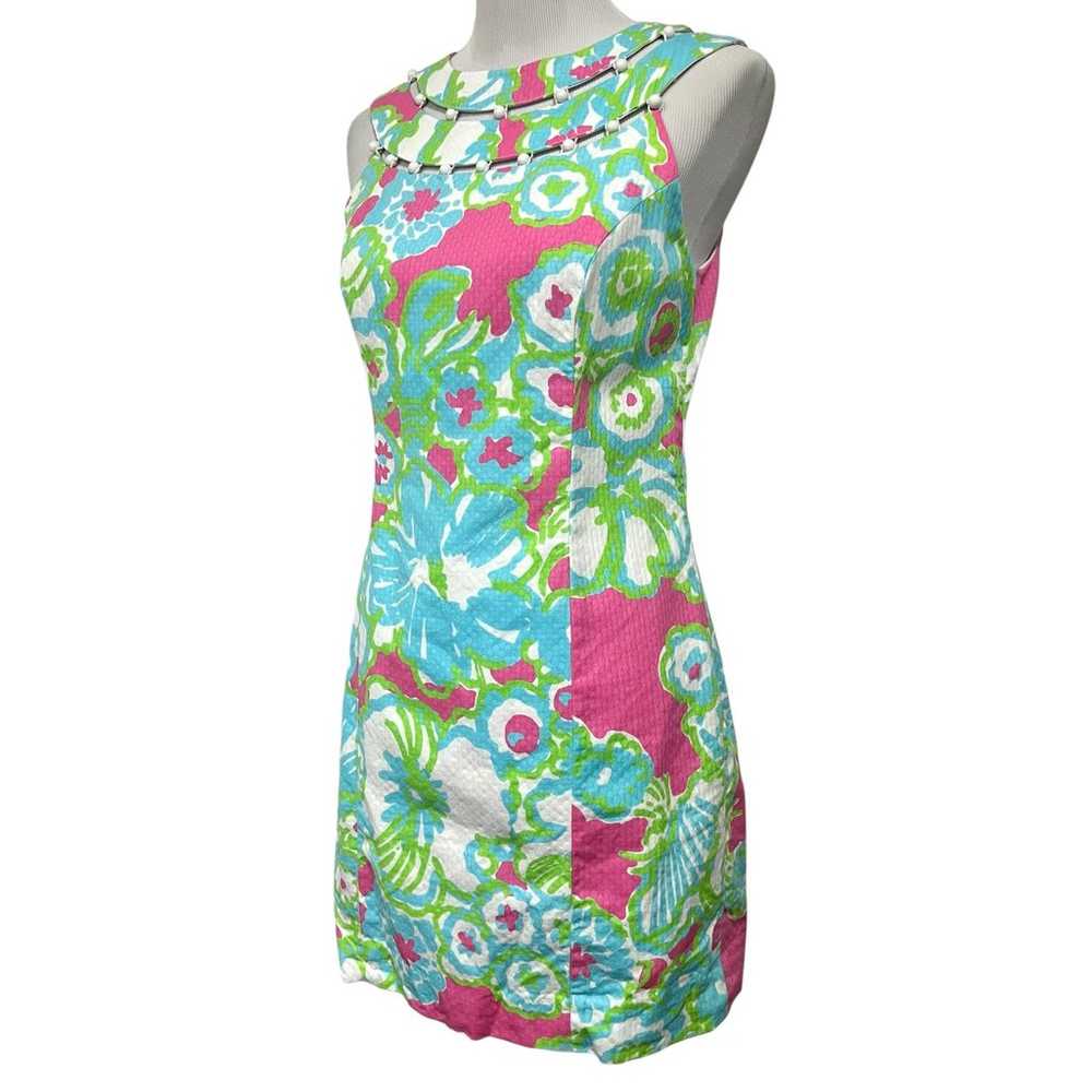 Lilly Pulitzer Lindy Dress Pop Pink A Delicacy Be… - image 5