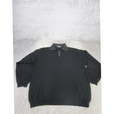 Blend Luxurious Mens Black Collared Sweater in La… - image 1