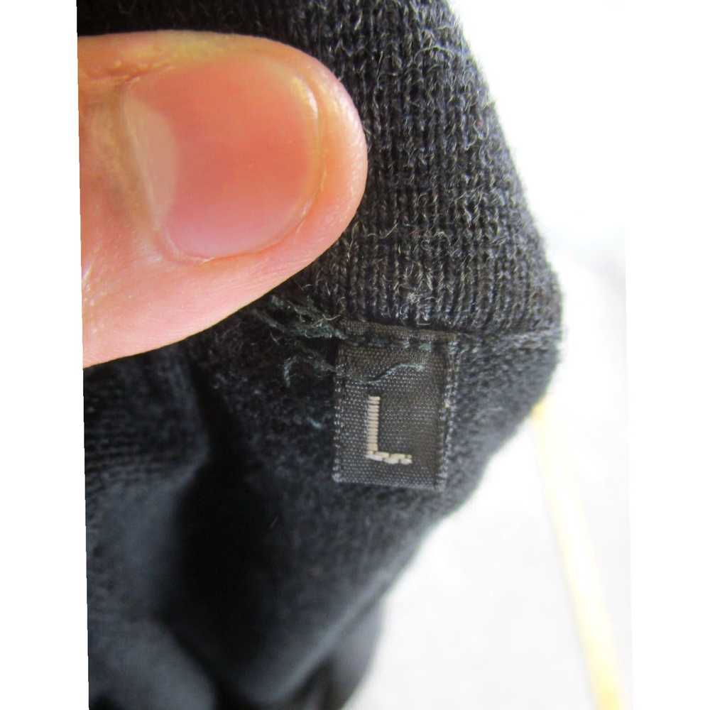 Blend Luxurious Mens Black Collared Sweater in La… - image 7