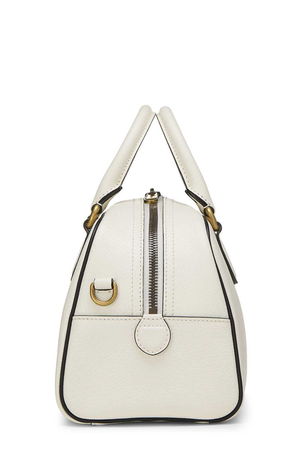 Adidas x Gucci Leather Bowling Bag Mini Send in S… - image 3