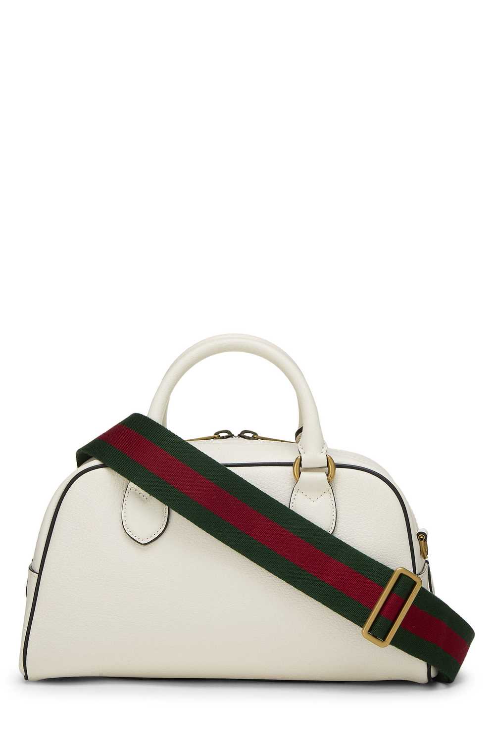 Adidas x Gucci Leather Bowling Bag Mini Send in S… - image 4