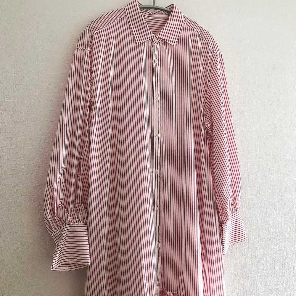 Rope Picnic♡ Volume Stripe Shirt Dress Kyoko Yosh… - image 3