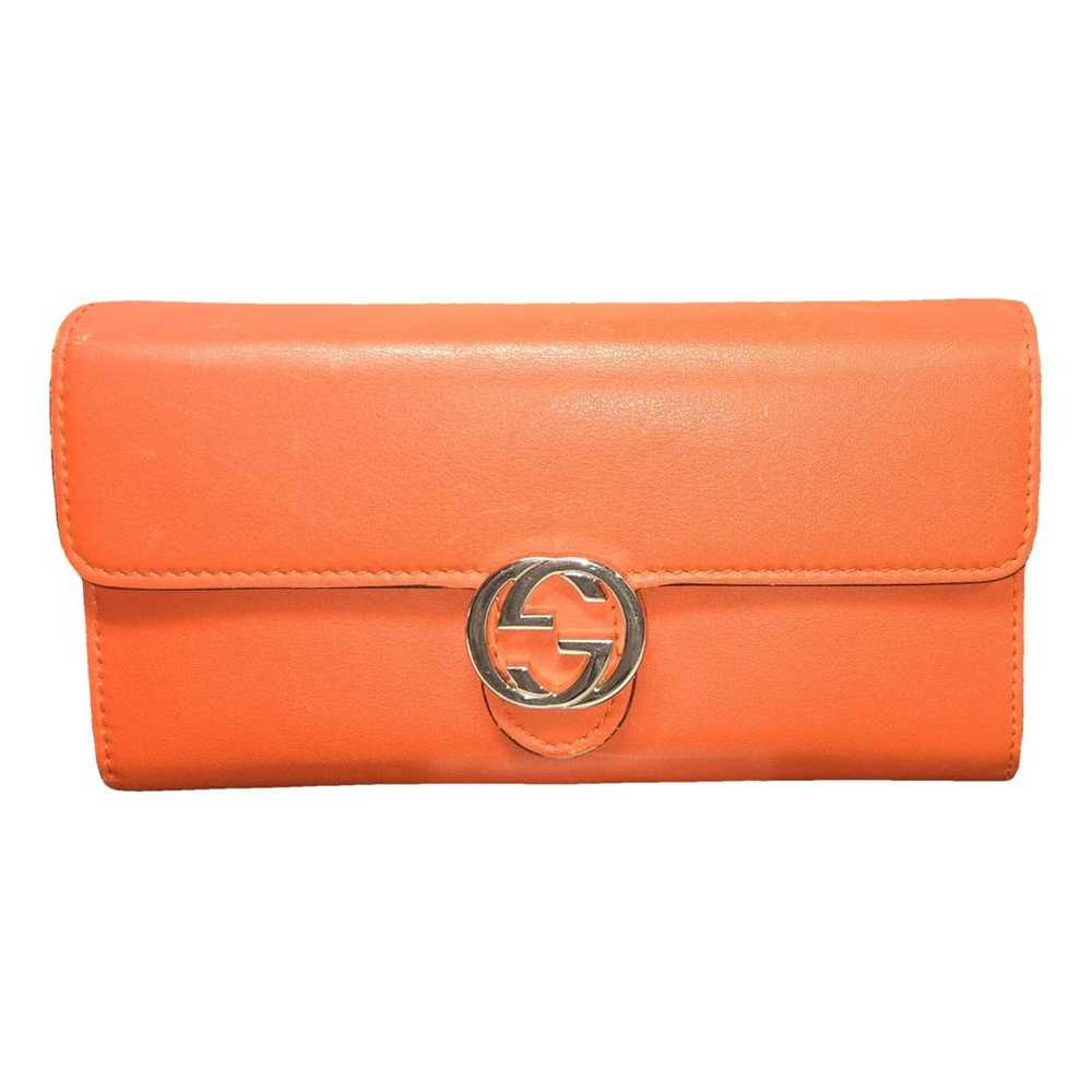 Gucci Interlocking leather wallet - image 1