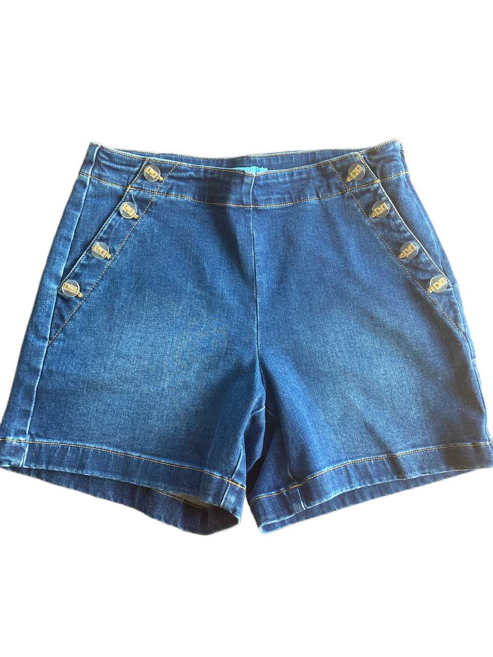 J. McLaughlin Dominica Denim Shorts, 4 - image 1