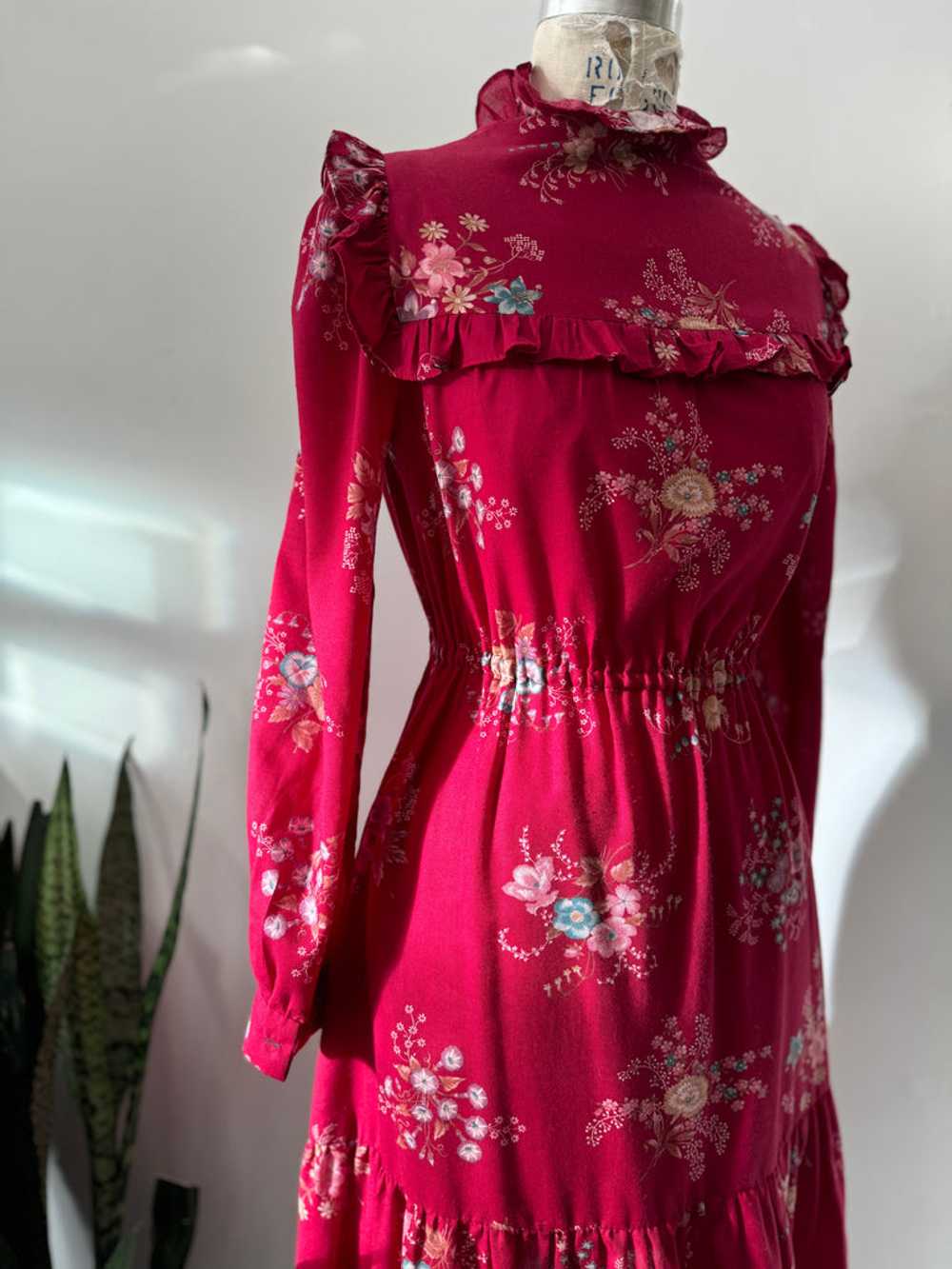 Vintage floral print Dress - image 7