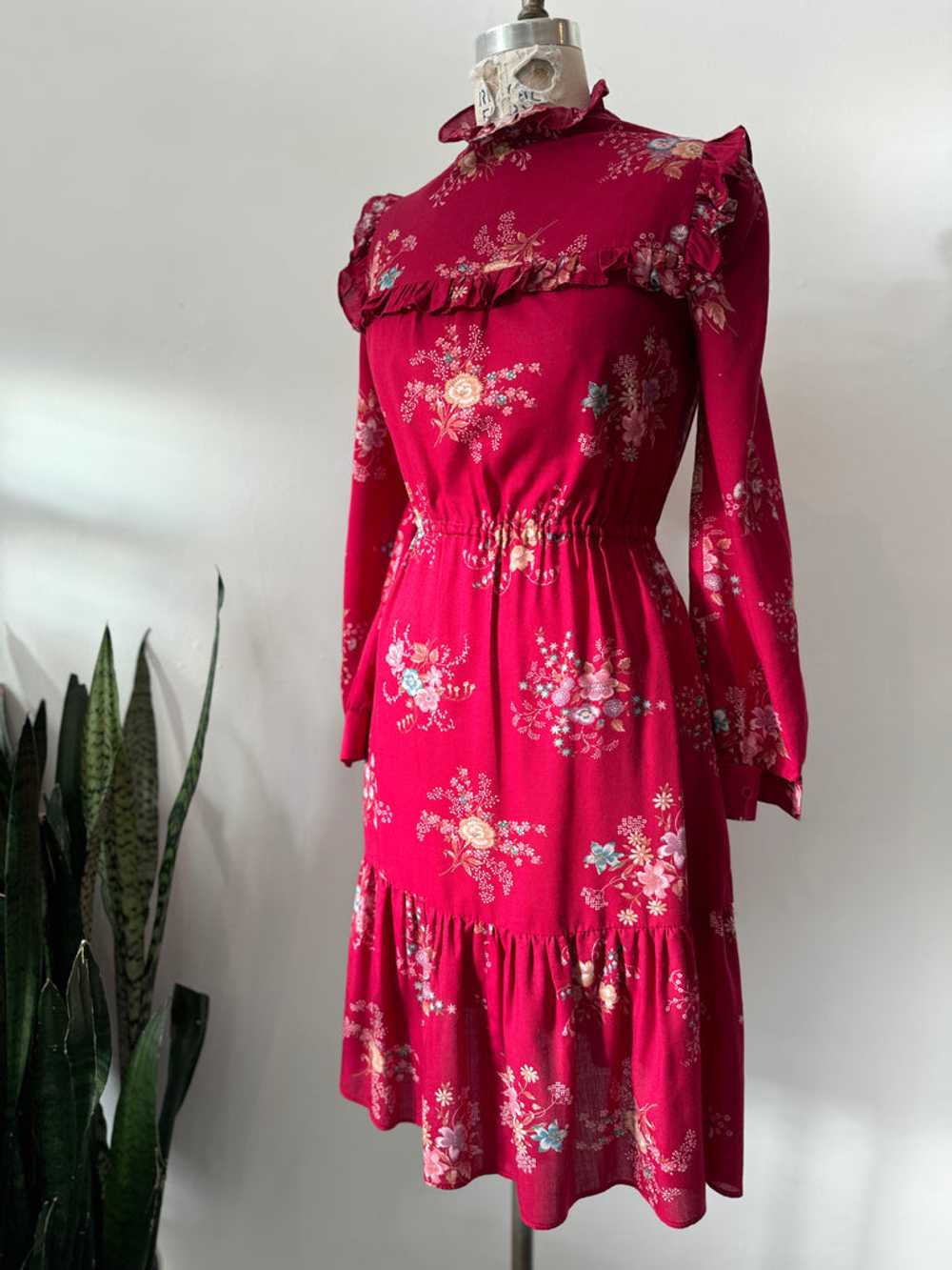 Vintage floral print Dress - image 8