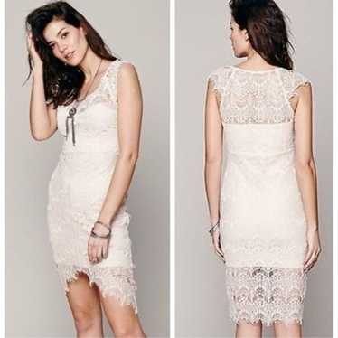 Free people intimately free ivory slip dress - image 1