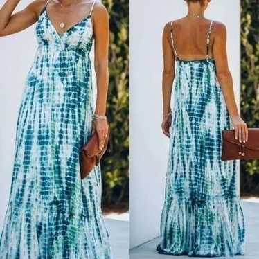 Etiquette West Coast Story Tie-Dye Maxi Dress Siz… - image 1