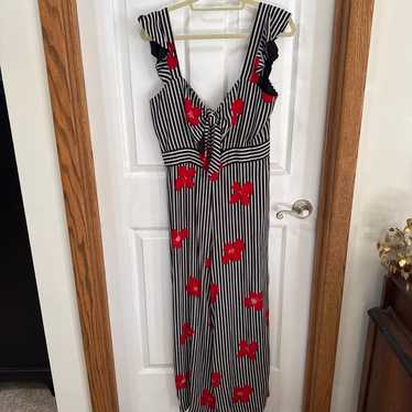 Madewell “Plumeria” cutout jumpsuit in size 12