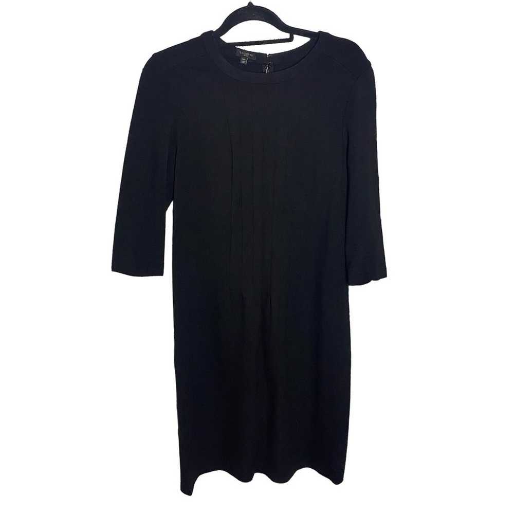 Talbots 3/4 Seeve Ponte Knit Sheath Dress Black W… - image 6