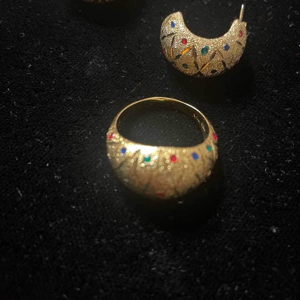 Stunning gold  over 925 Sterling HAN Thailand set… - image 4