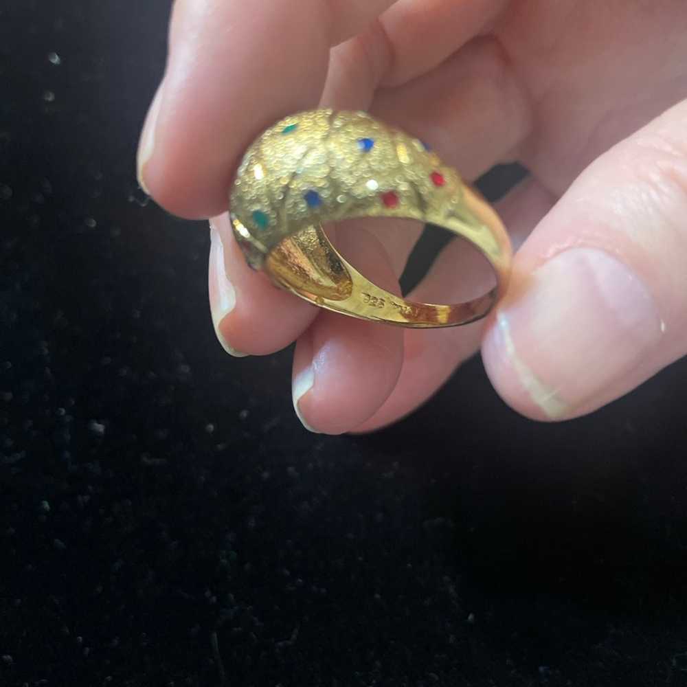 Stunning gold  over 925 Sterling HAN Thailand set… - image 6