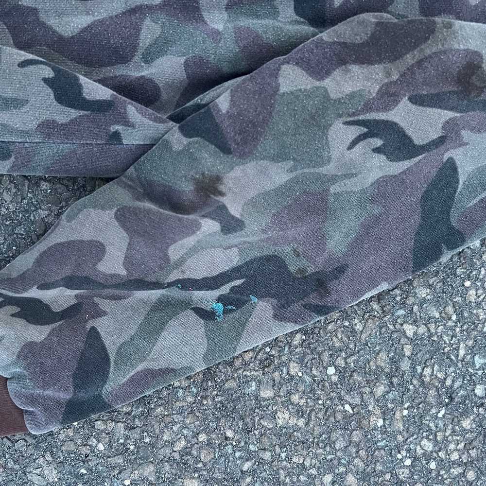 Streetwear × Vintage Vintage Camo thermal zip up … - image 6