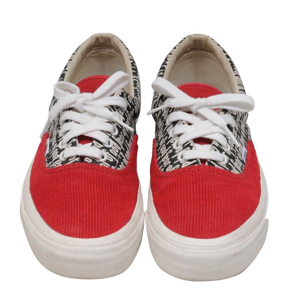 Fear of God × Vans Era 95 DX Logo Sneakers Red Wh… - image 2