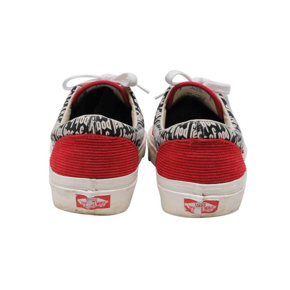 Fear of God × Vans Era 95 DX Logo Sneakers Red Wh… - image 5