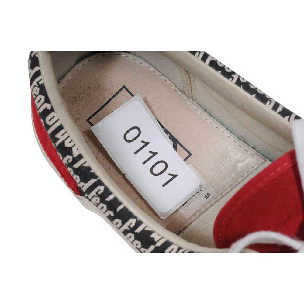 Fear of God × Vans Era 95 DX Logo Sneakers Red Wh… - image 7