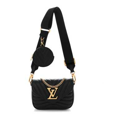 LOUIS VUITTON Calfskin New Wave Multi Pochette Bl… - image 1