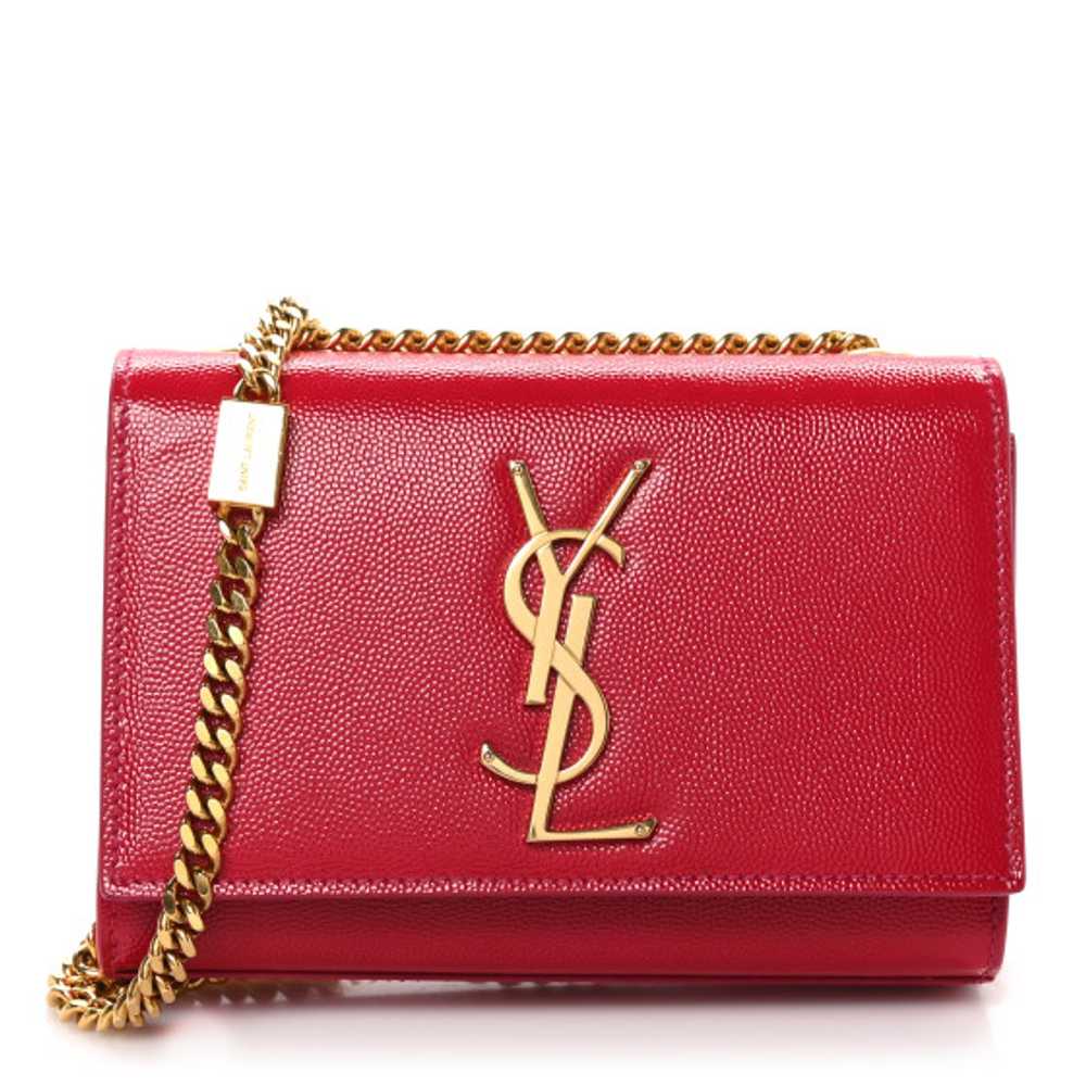 SAINT LAURENT Grain De Poudre Small Monogram Kate… - image 1