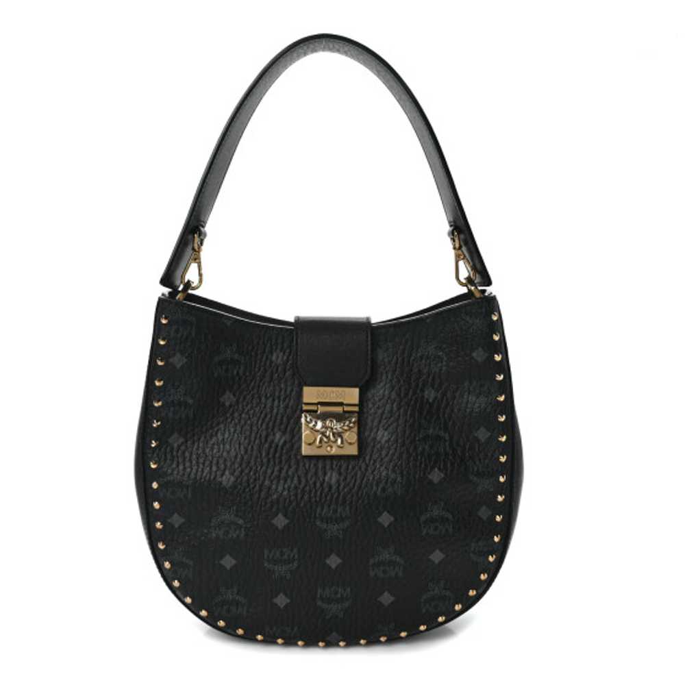 MCM Visetos Medium Patricia Hobo Black - image 1