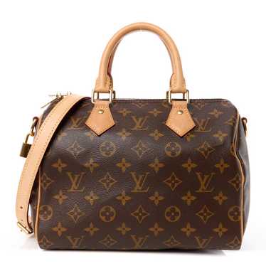 LOUIS VUITTON Monogram Speedy Bandouliere 25