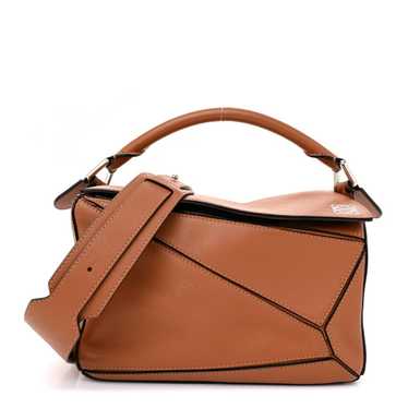 LOEWE Calfskin Small Puzzle Bag Tan - image 1