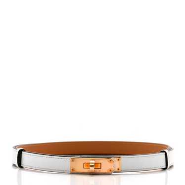 HERMES Epsom Kelly Belt White