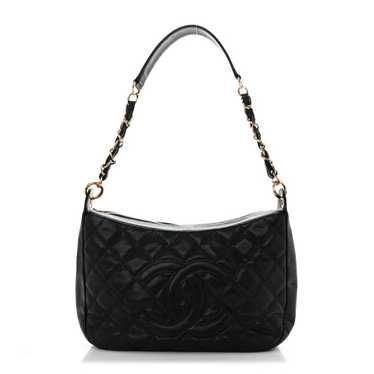 CHANEL Caviar Quilted Timeless CC Shoulder Bag Bl… - image 1