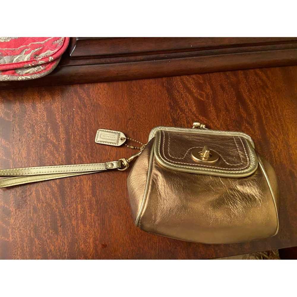 Coach Leather clutch bag - image 2