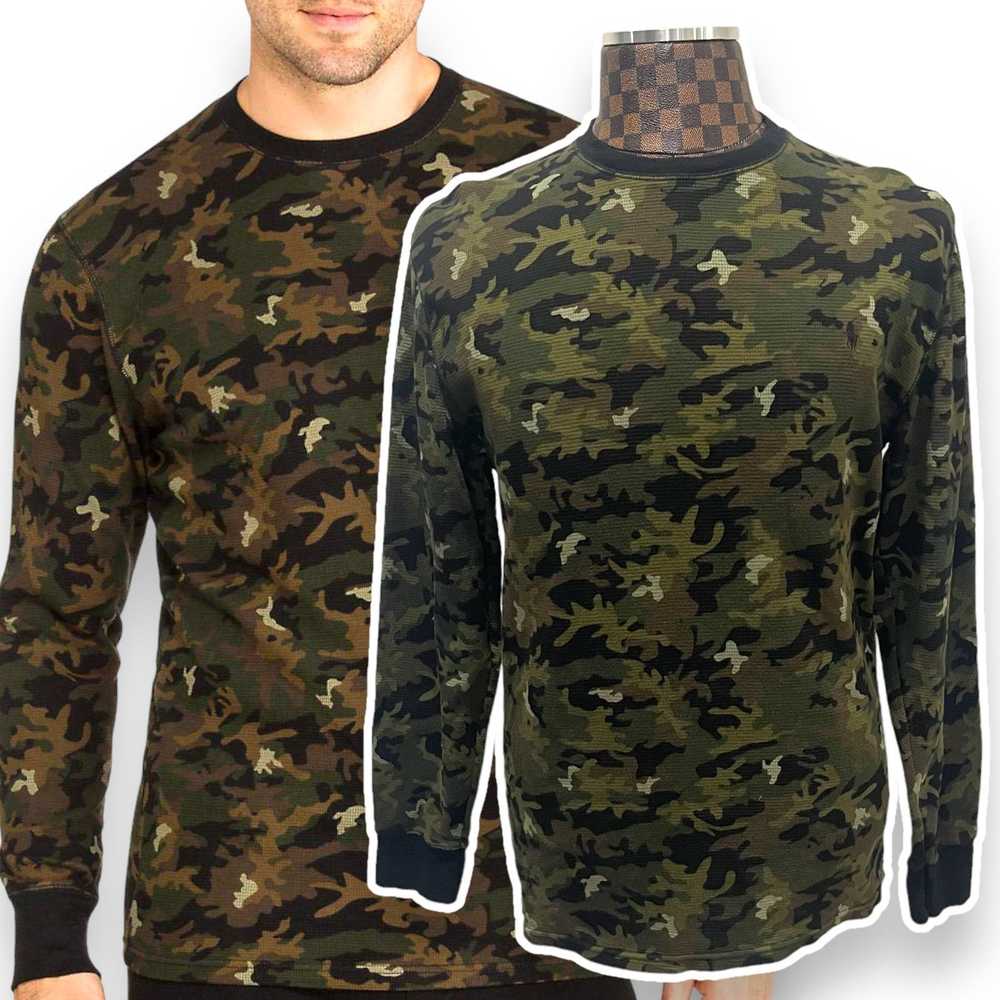 Polo Ralph Lauren Polo RL Camouflage Thermal Long… - image 1