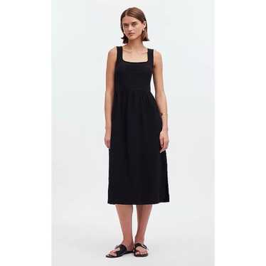 Madewell Knit Tank Midi Dress True Black