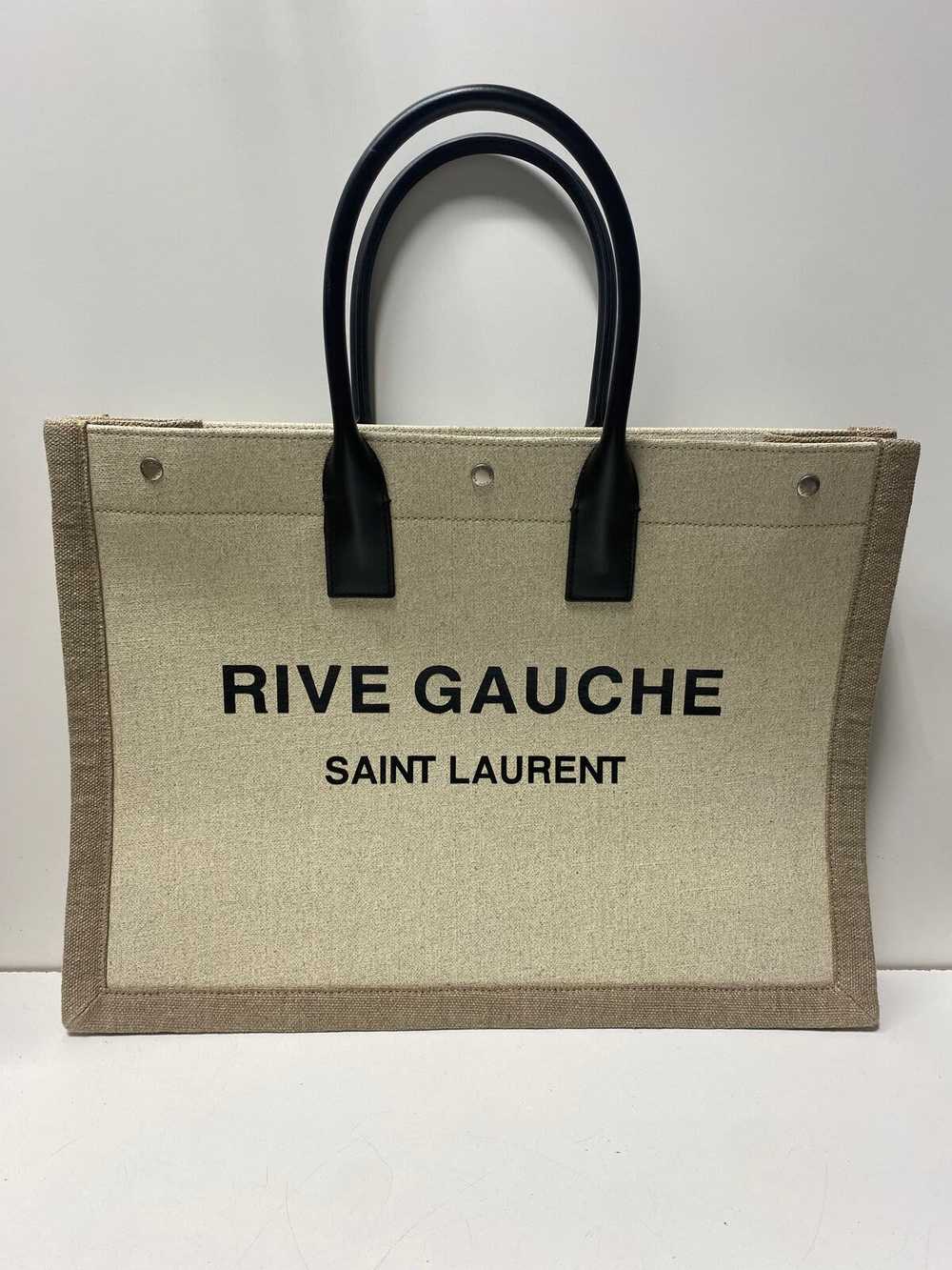 AUTHENTIC Saint Laurent Rive Gauche Medium Gray L… - image 1