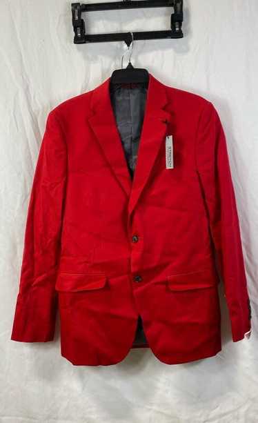 NWT J. Ferrar Mens Red Long Sleeve Stretch Single-