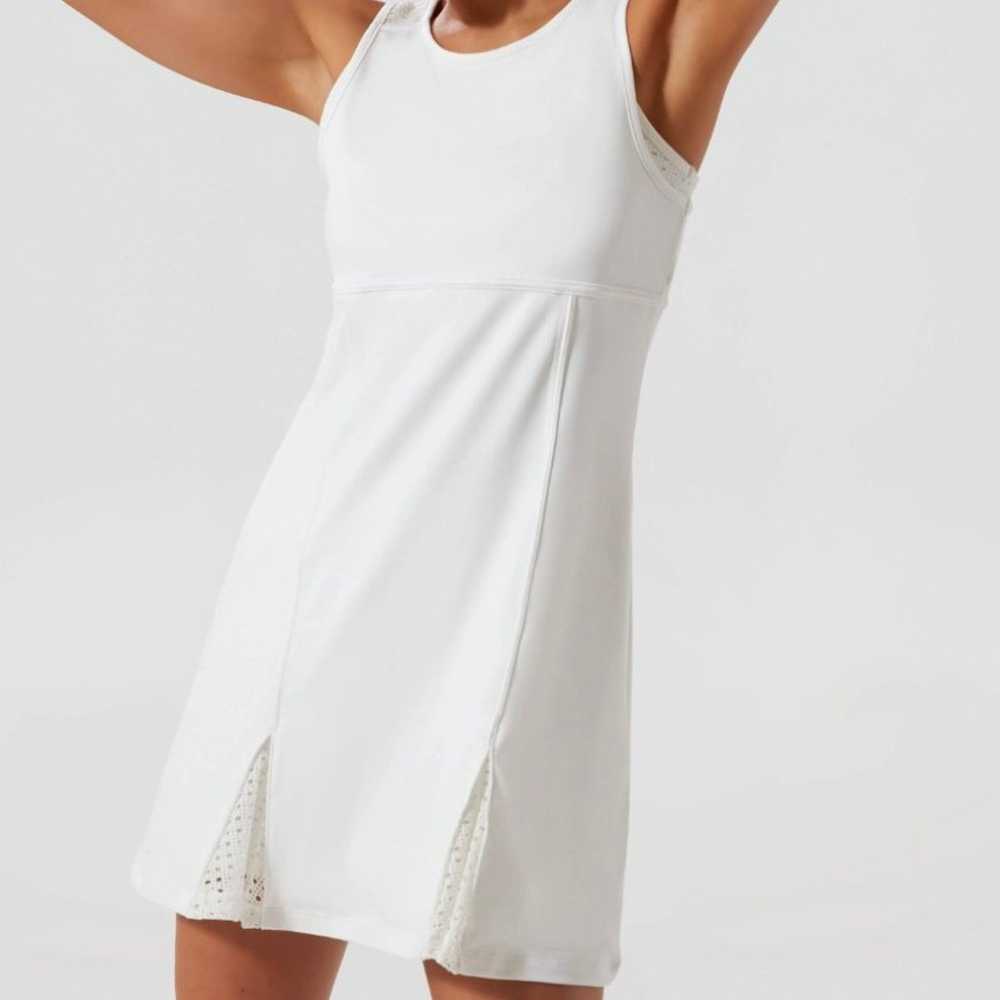 Tuckernuck Women's Tennis Dress size Medium White… - image 1