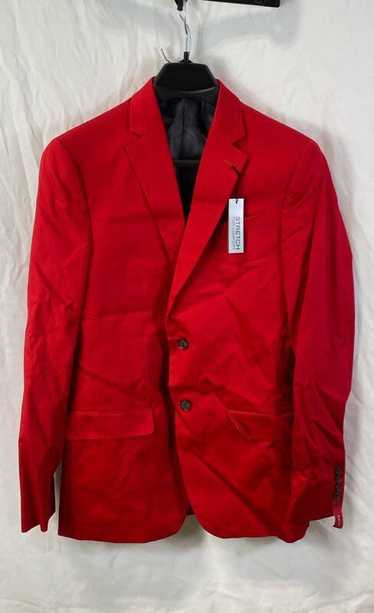 NWT J. Ferrar Mens Red Long Sleeve Stretch Single-