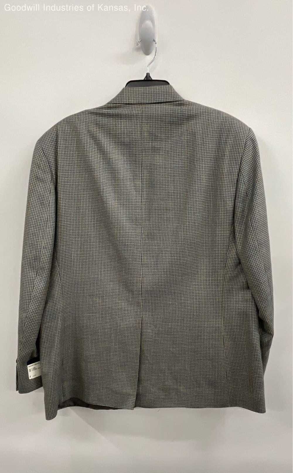 CHAPS Blue/Gray Sports Coat / Suit Jacket - Size … - image 7