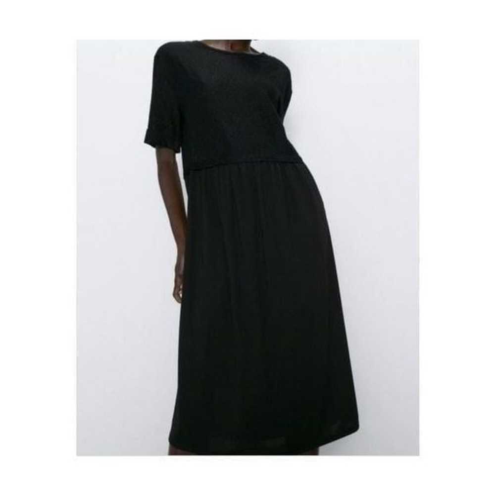 Zara Contrast Midi Dress - image 9