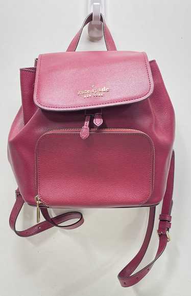 Kate Spade Leather Drawstring Backpack Bag