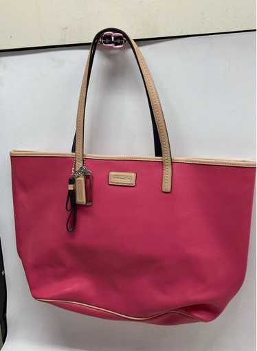 Coach Pink Park Metro Leather Tote