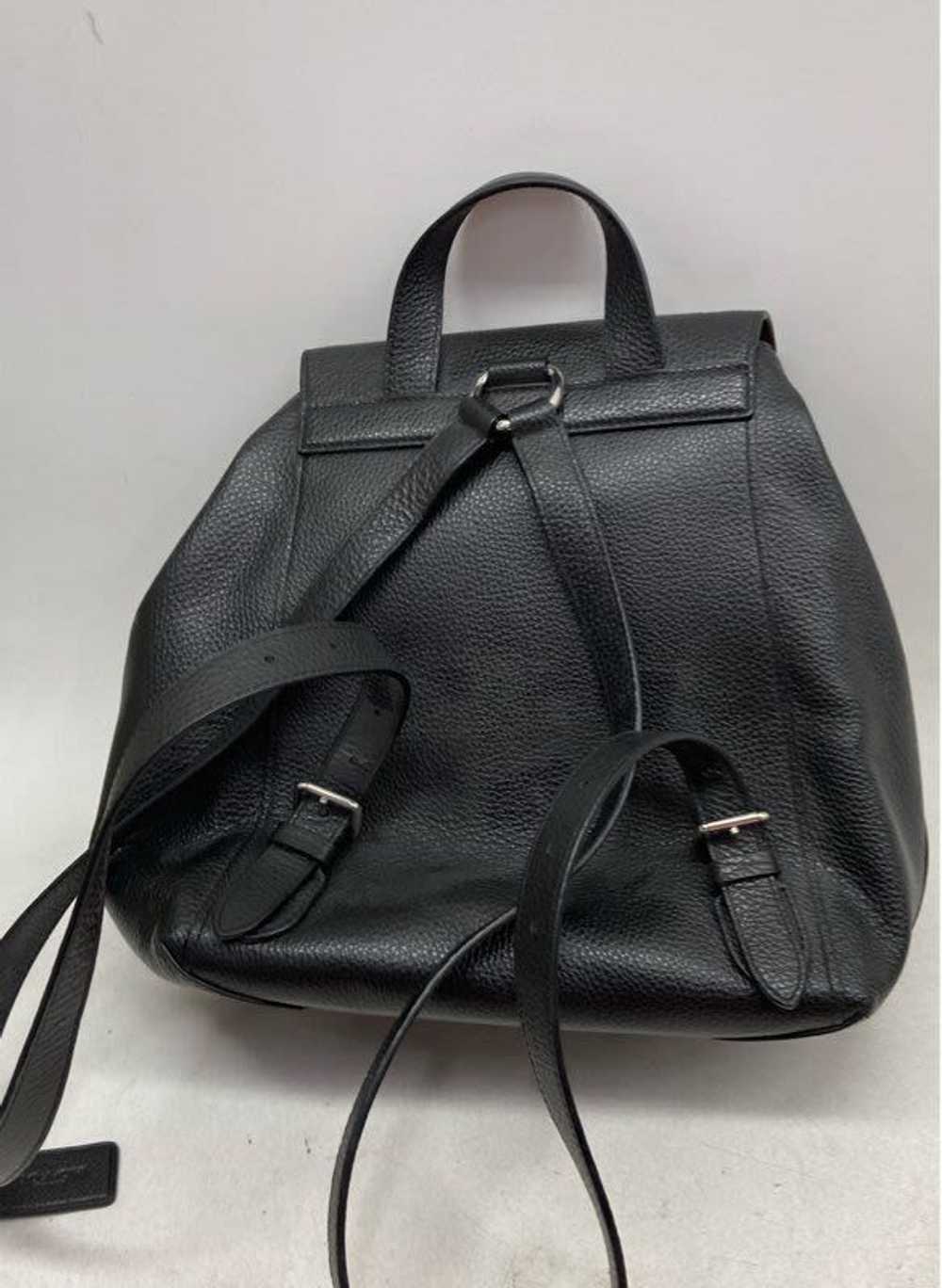 Coach Black Pebbled Leather Cleo Backpack - image 2