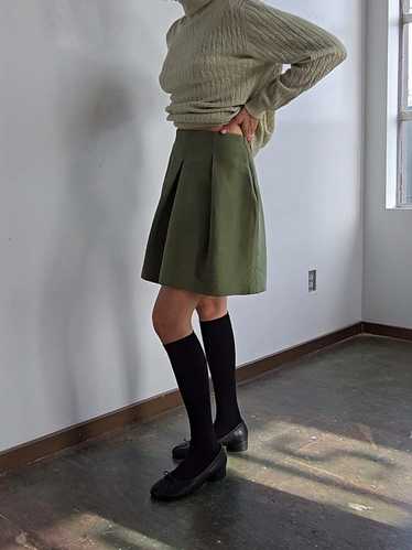 Valentino Skirt - Moss Green