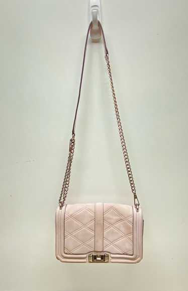 Rebecca Minkoff Chevron Quilted Jumbo Love Crossbo