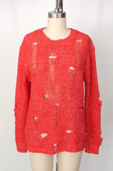 Tricot Comme Des Garçons Distressed Sweater