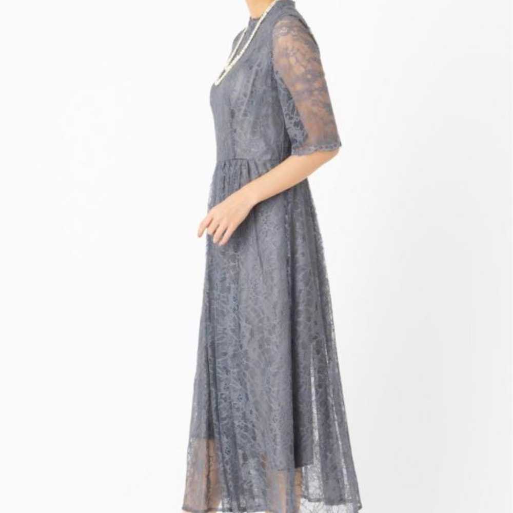 Aimer Gray Occasion Dress - All Lace - image 3