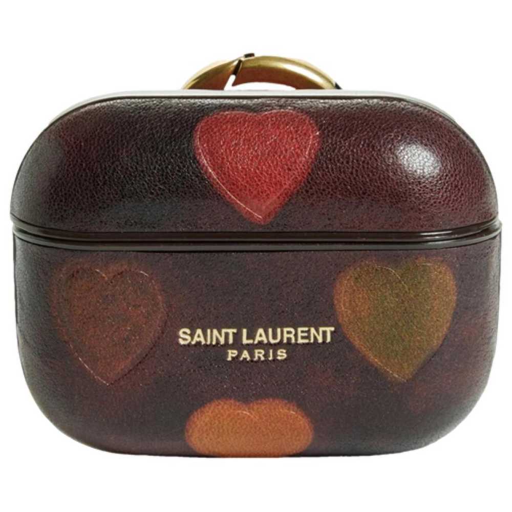 Saint Laurent Leather key ring - image 1