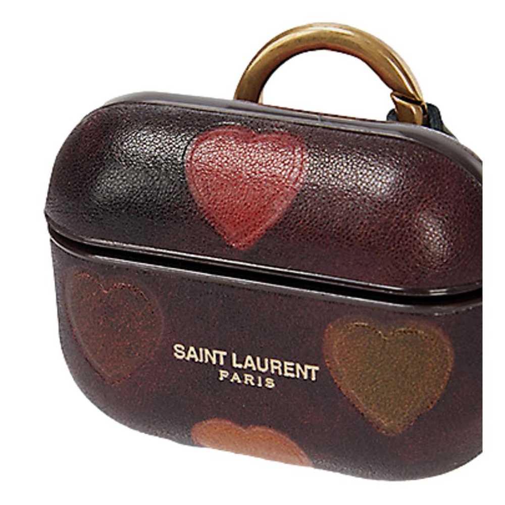 Saint Laurent Leather key ring - image 2