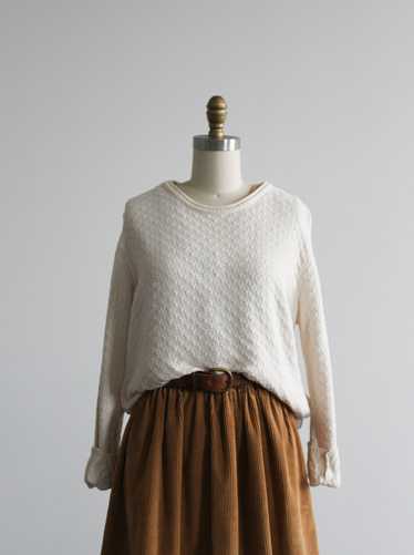 lacewing cotton sweater