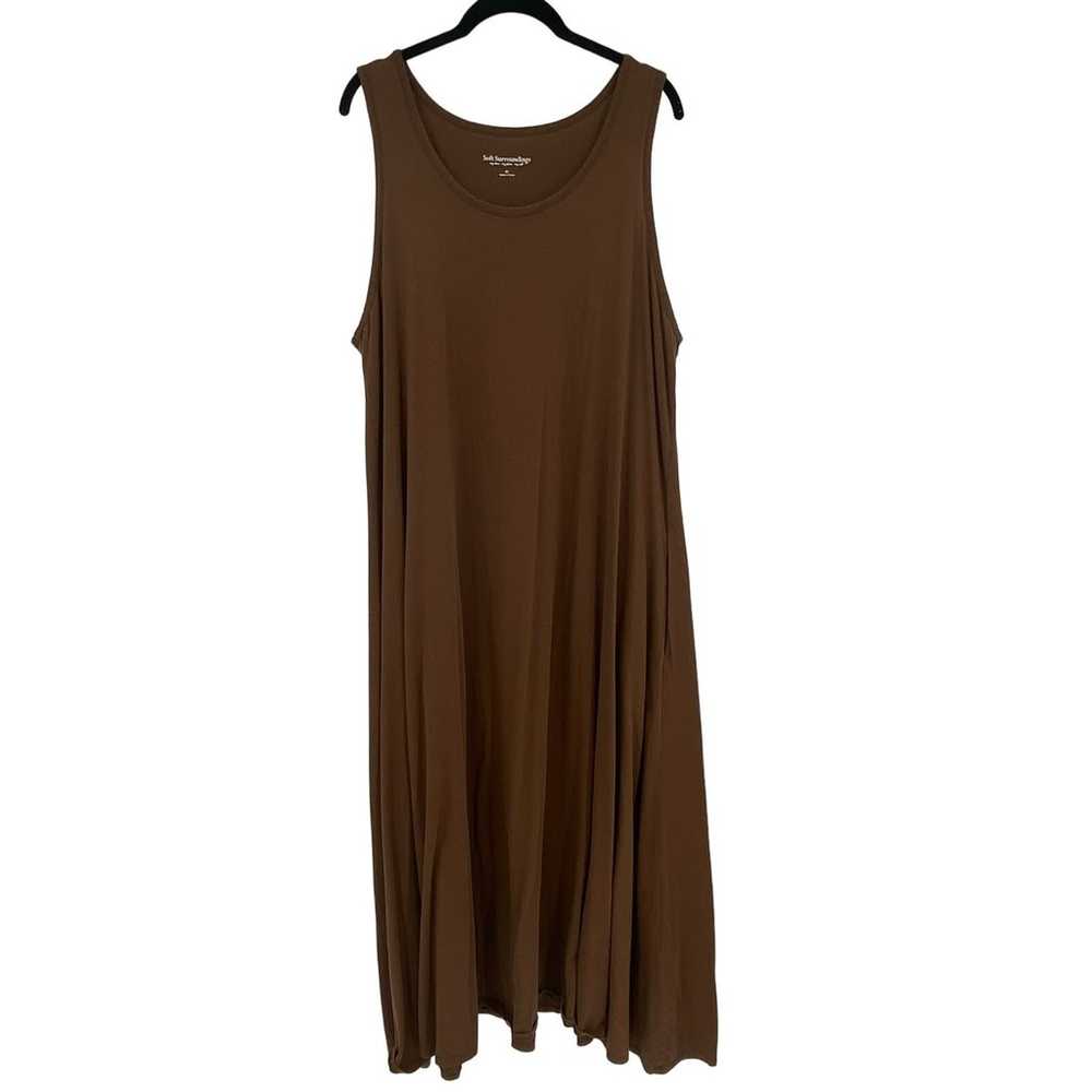 SOFT SURROUNDINGS WOMEN'S SANTIAGO BROWN TANK JER… - image 2