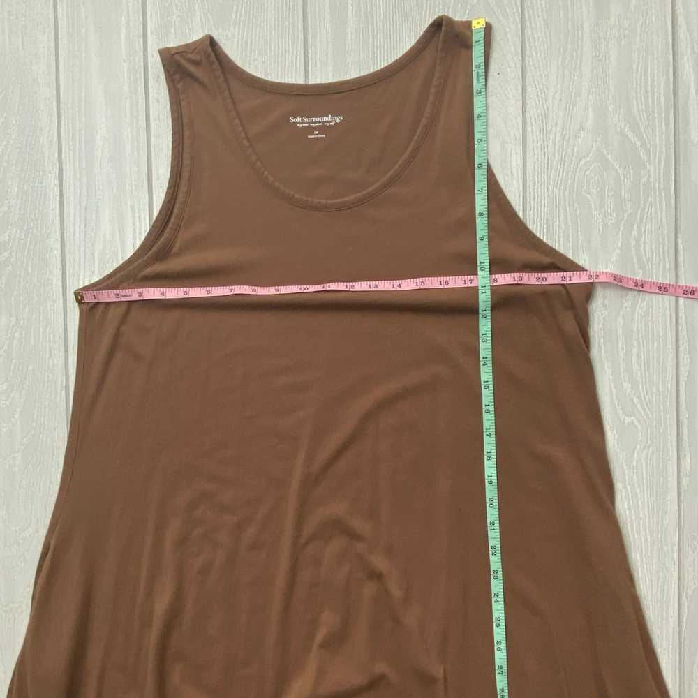 SOFT SURROUNDINGS WOMEN'S SANTIAGO BROWN TANK JER… - image 5