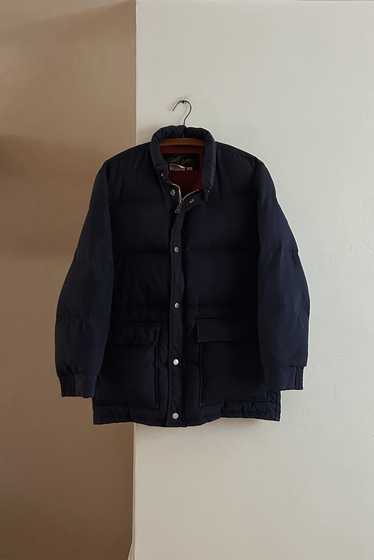 1970's M WARD NAVY DOWN PUFFER JACKET