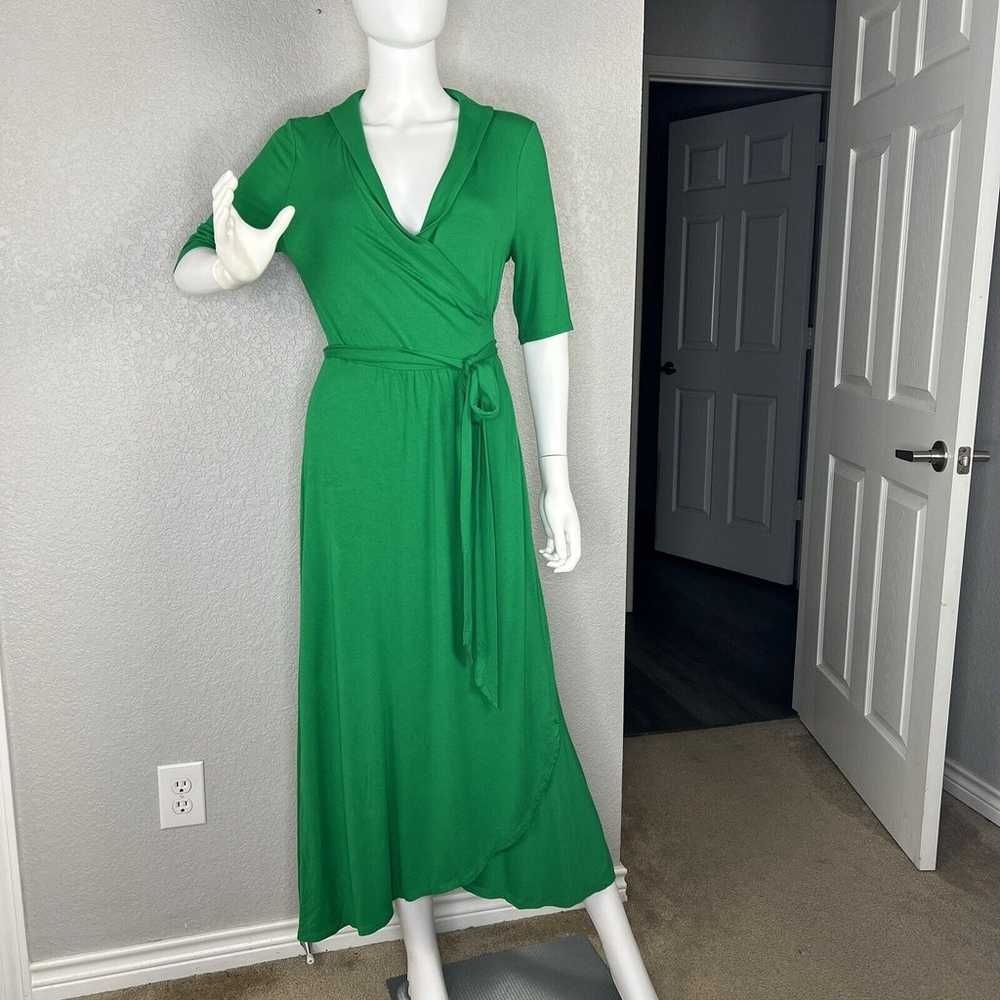 Boden Size 8 Lavinia Emerald Kelly Green Midi Jer… - image 2